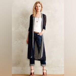Anthropologie Long Cardigan by Ludakh in Size SP